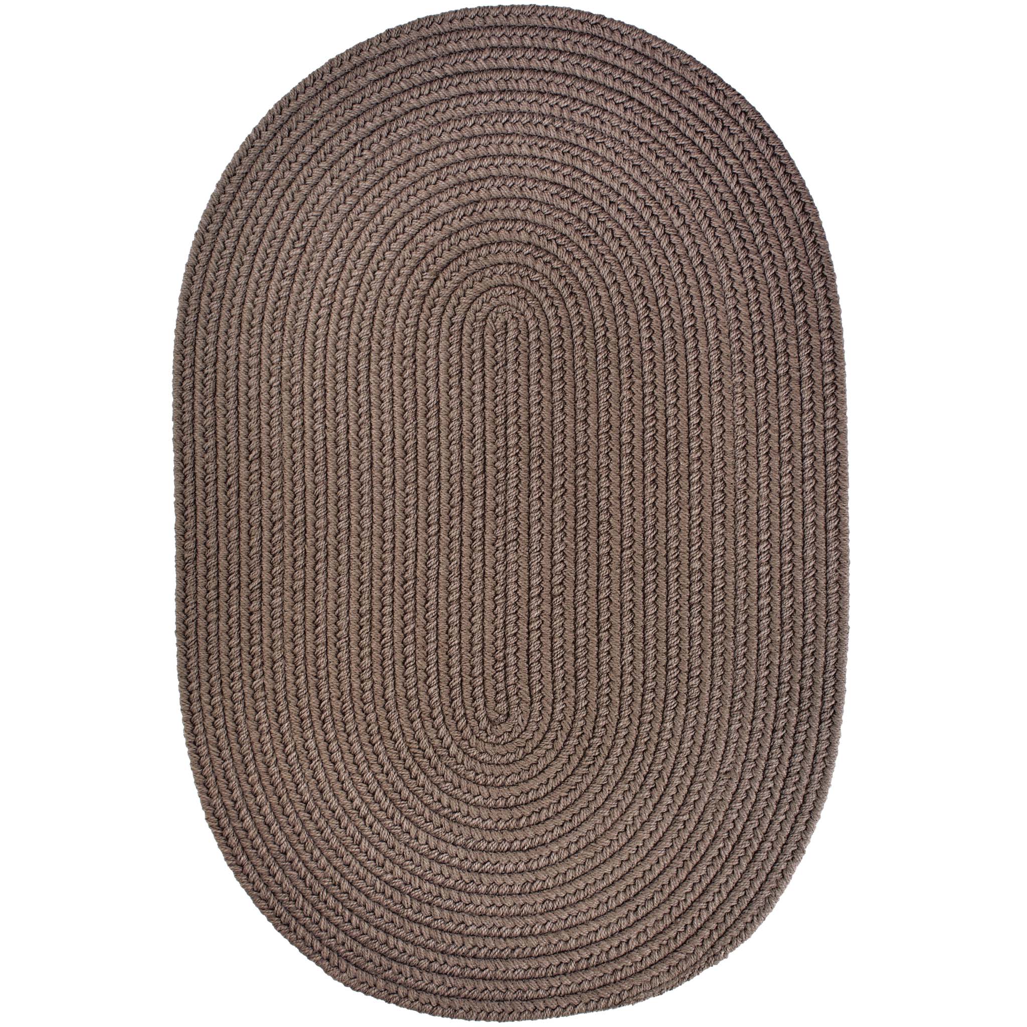WearEver Area Rug - Oval - S026 Dark Taupe – Rhody Rug